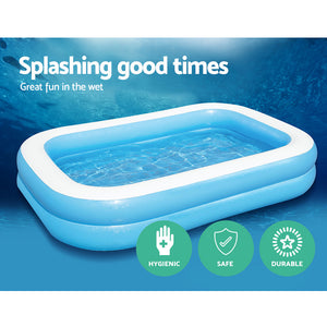 Kids Pool | 262x175x51cm | Inflatable Above Ground Swimming Pools | 778L