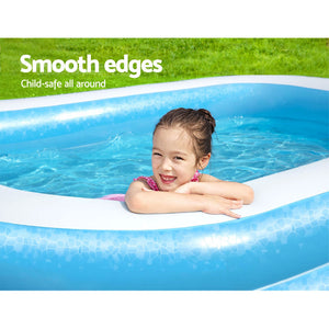 Kids Pool | 262x175x51cm | Inflatable Above Ground Swimming Pools | 778L