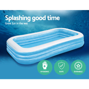 Kids Pool | 305x183x56cm | Inflatable Above Ground Swimming Pools | 1161L