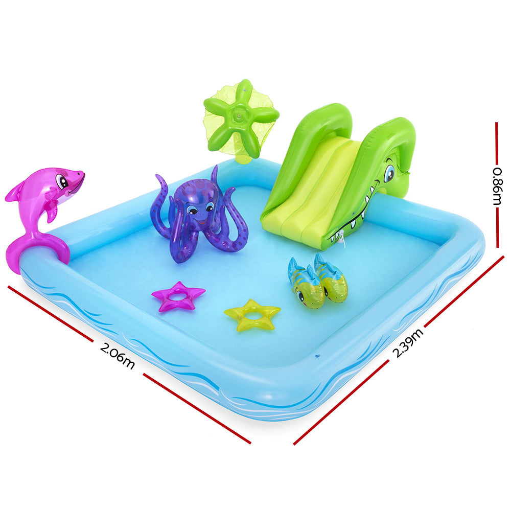 Kids Pool | 239x206x86cm | Inflatable Above Ground Swimming Play Pools | 308L