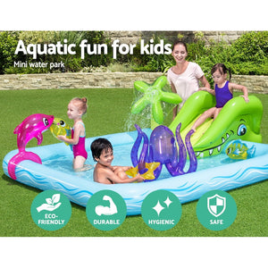 Kids Pool | 239x206x86cm | Inflatable Above Ground Swimming Play Pools | 308L