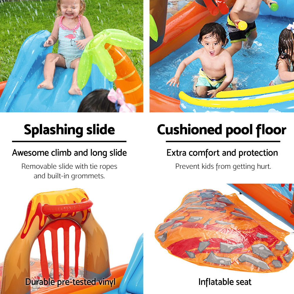 Kids Pool | 265x265x104cm | Inflatable Above Ground Swimming Play Pools | 208L