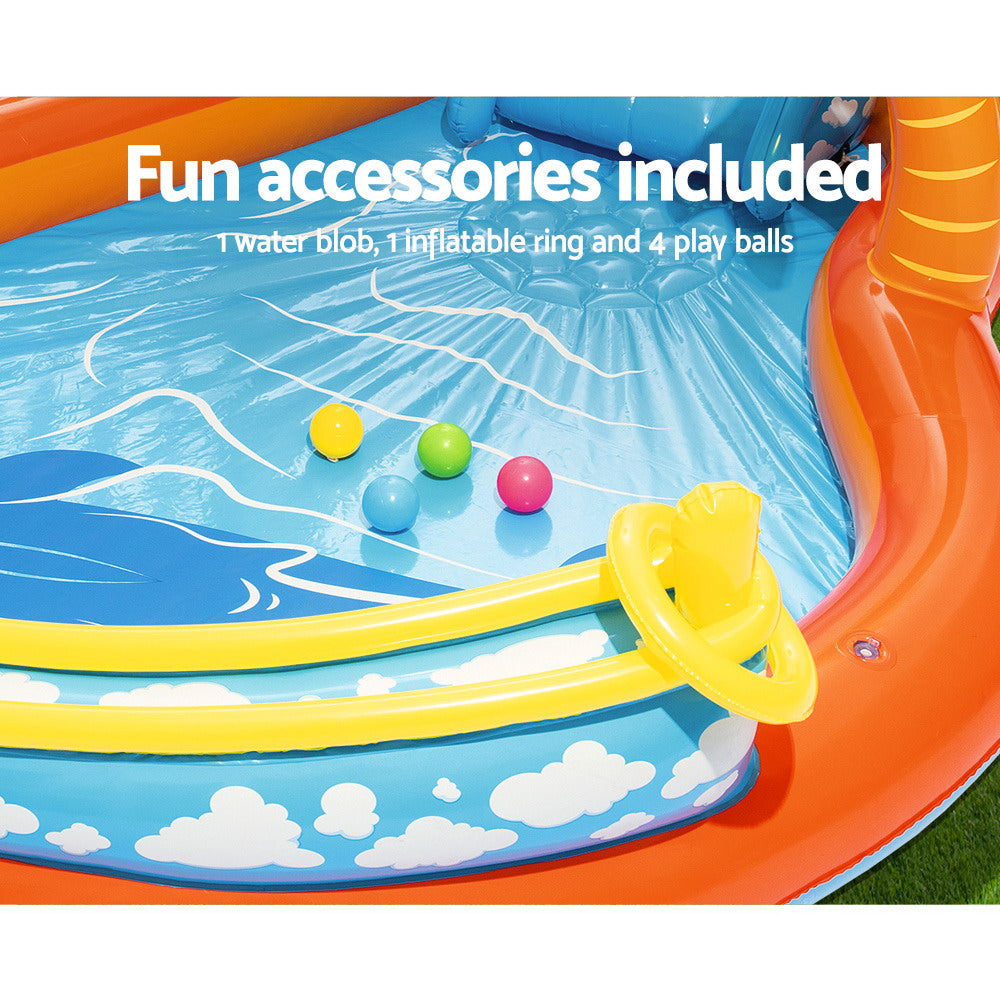 Kids Pool | 265x265x104cm | Inflatable Above Ground Swimming Play Pools | 208L