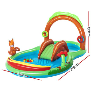 Kids Pool | 295x199x130cm | Inflatable Above Ground Swimming Play Pools | 111L