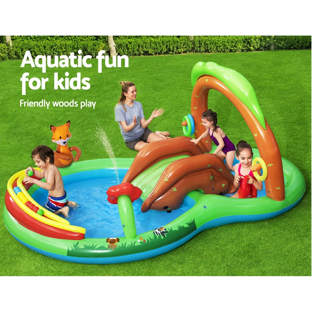 Kids Pool | 295x199x130cm | Inflatable Above Ground Swimming Play Pools | 111L