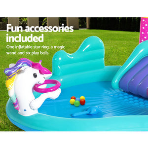 Kids Pool | 274x198x137cm | Inflatable Above Ground Swimming Play Pools | 220L