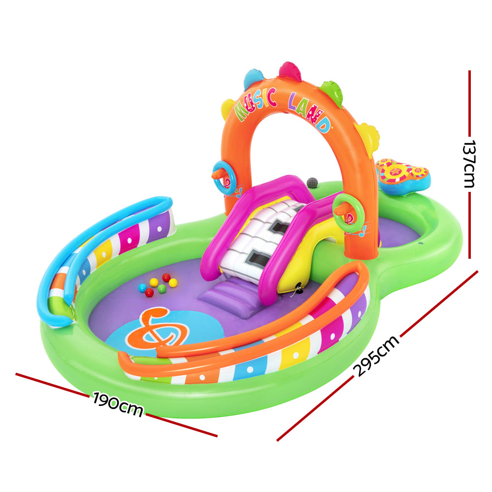 Kids Pool | 295x190x137cm | Inflatable Above Ground Swimming Play Pools | 349L