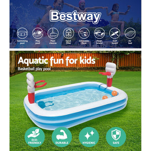Kids Pool | 251x168x102cm | Inflatable Above Ground Swimming Play Pools | 636L