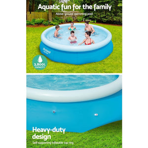 Swimming Pool | 305x76cm | Above Ground Round | Inflatable Pools | 3800L