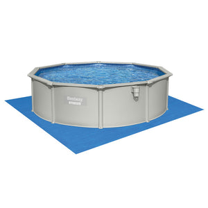 Steel Frame Pool Set 457cm | Round Above-Ground Pool | Filter & Ladder | 17,430L