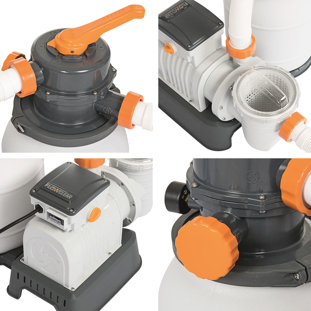 Pool Pump Sand Filter | 1500GPH | 5678L/H | Flowclear™ Filters