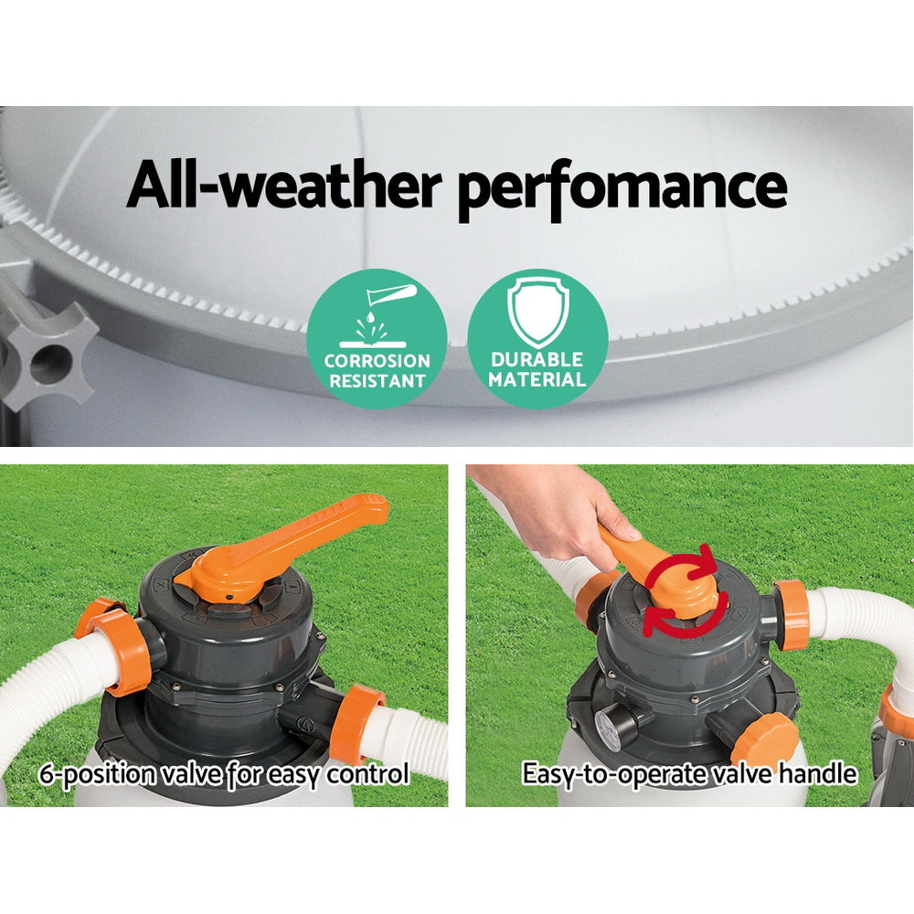 Pool Pump Sand Filter | 1500GPH | 5678L/H | Flowclear™ Filters
