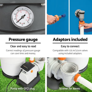 Pool Pump Sand Filter | 1500GPH | 5678L/H | Flowclear™ Filters