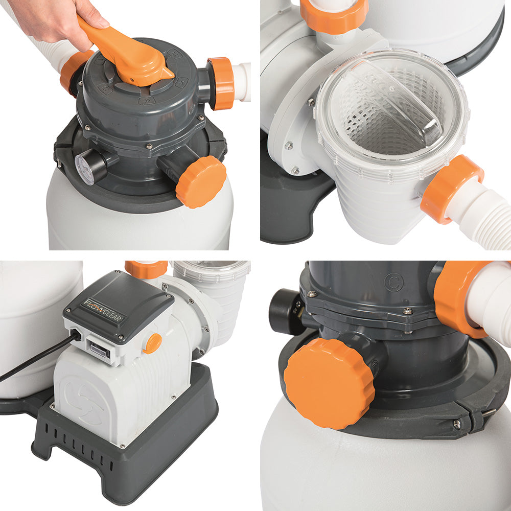 Pool Pump Sand Filter | 2200GPH | 8327L/H | Flowclear™ Filters