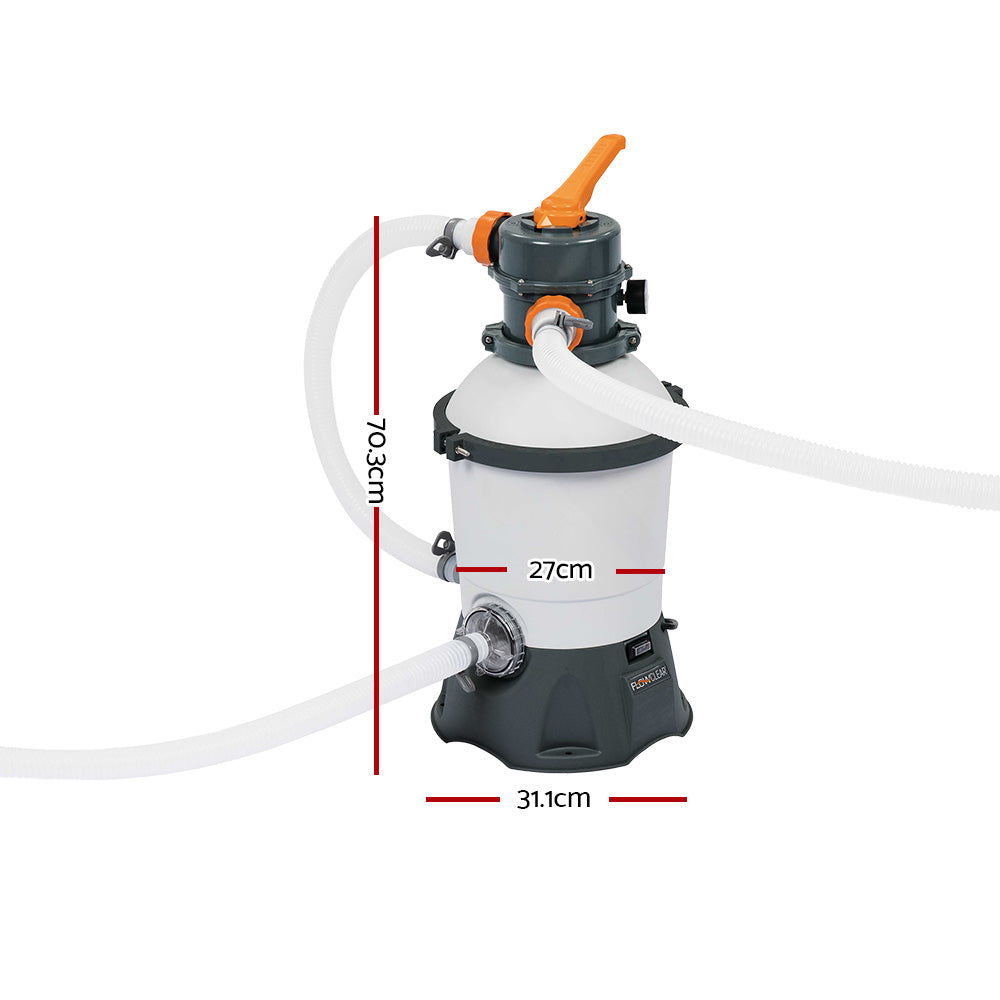 Pool Pump Sand Filter | 800GPH | 3028L/H | Pools | Flowclear Filters