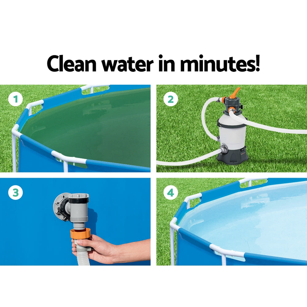 Pool Pump Sand Filter | 800GPH | 3028L/H | Pools | Flowclear Filters