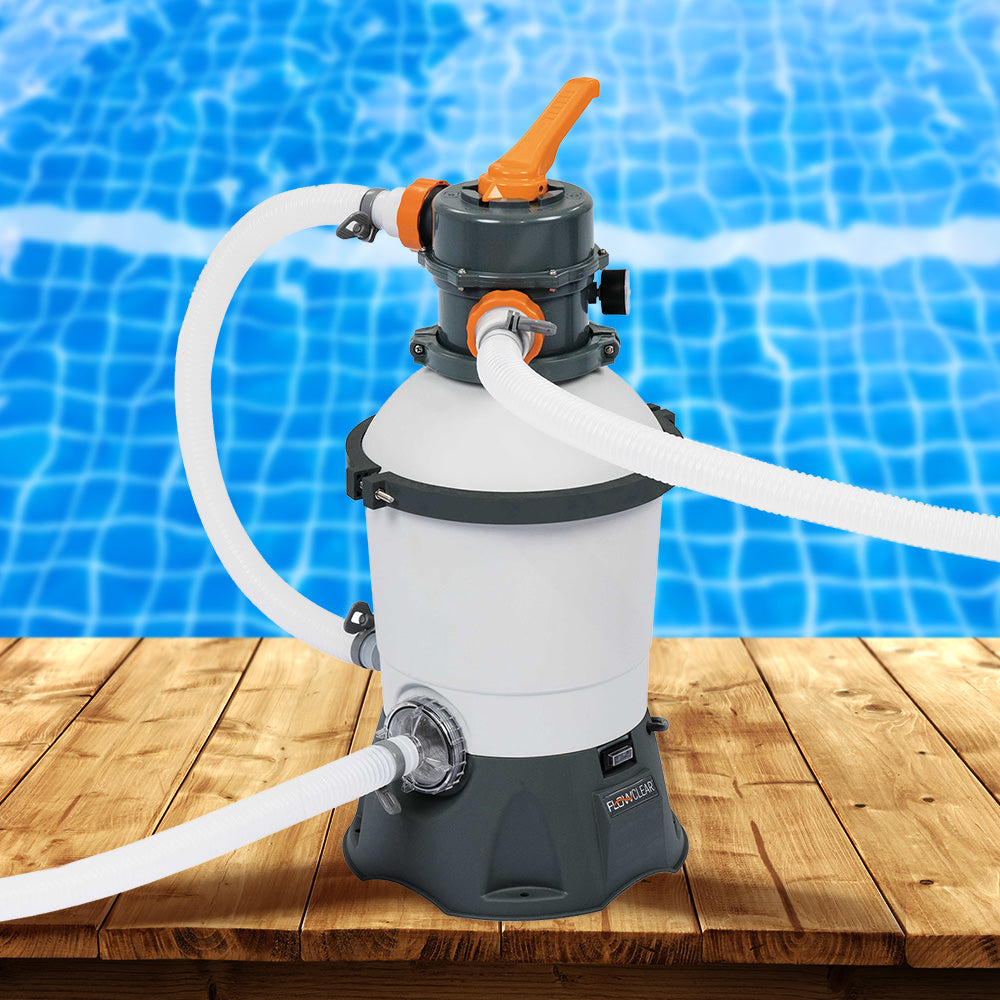 Pool Pump Sand Filter | 800GPH | 3028L/H | Pools | Flowclear Filters