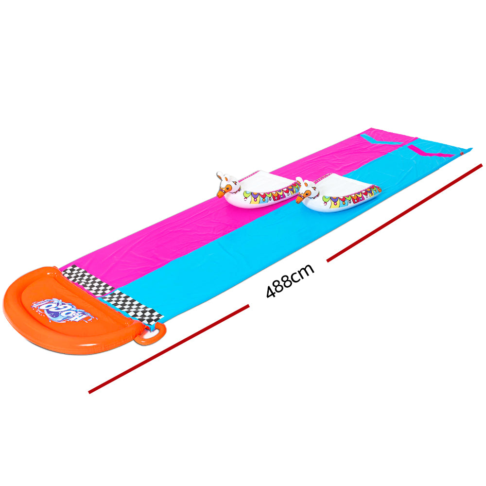 Water Slide | Slip Kids | 488cm | Dual Slides | Splash Pad