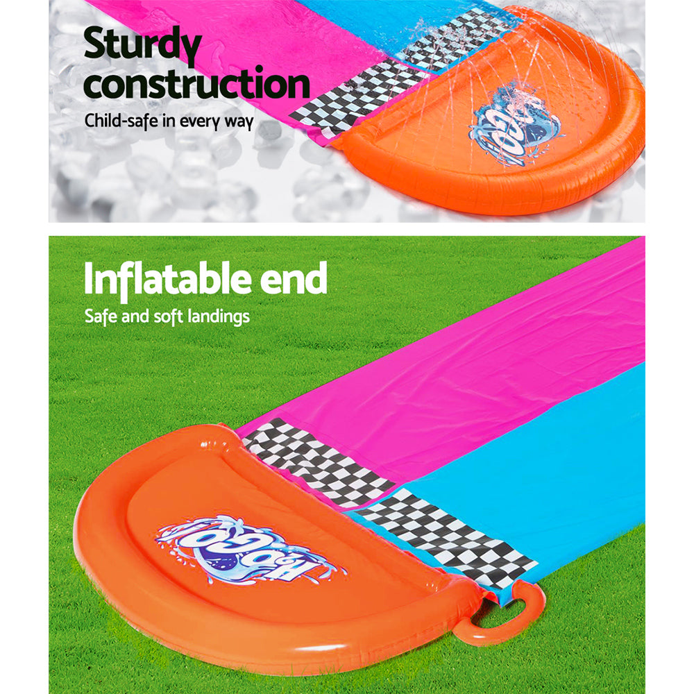 Water Slide | Slip Kids | 488cm | Dual Slides | Splash Pad