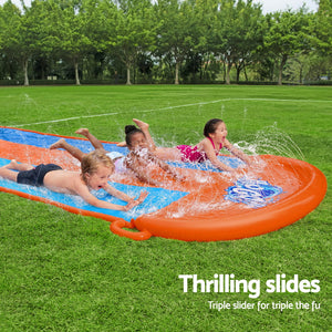 Water Slide | Slip Kids | 488cm | Triple Slides