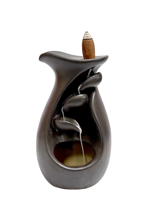 Backflow Incense Burner | Brown Treetop Design