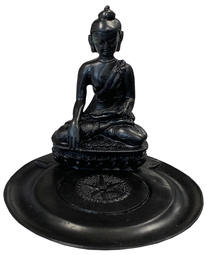 Black Buddha Incense Burner | 10cm