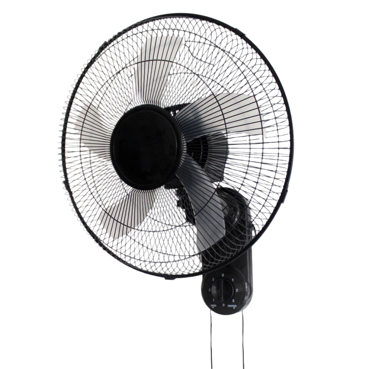 Bloom Works 430mm Oscillating Wall Fan | 50W 3-Speed Wall-Mount Air Circulator for Grow Tents, Greenhouses & Indoor Use