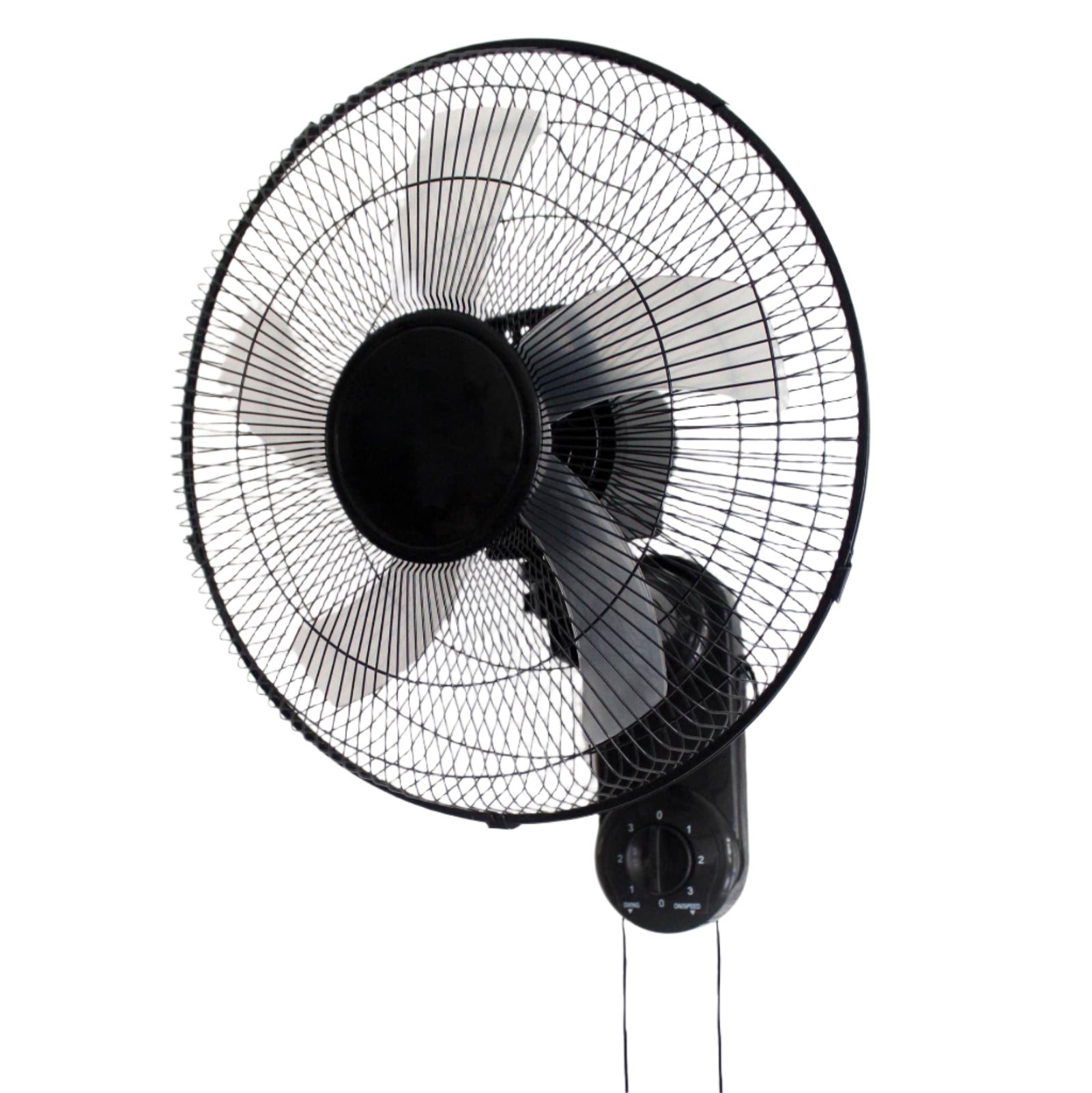 Bloom Works 430mm Oscillating Wall Fan | 50W 3-Speed Wall-Mount Air Circulator for Grow Tents, Greenhouses & Indoor Use