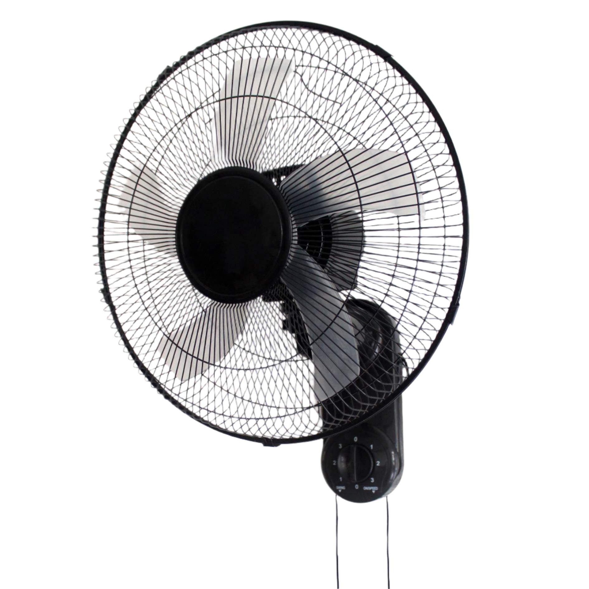 Bloom Works 430mm Oscillating Wall Fan | 50W 3-Speed Wall-Mount Air Circulator for Grow Tents, Greenhouses & Indoor Use