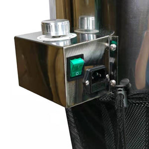 Bloom Works Tilt Trimmer | 457mm (18") Electric 3-Speed Bud Trimmer with Tilting Drum & Collection Bag