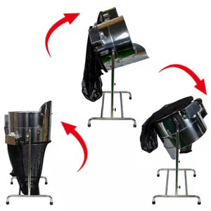 Bloom Works Tilt Trimmer | 457mm (18") Electric 3-Speed Bud Trimmer with Tilting Drum & Collection Bag