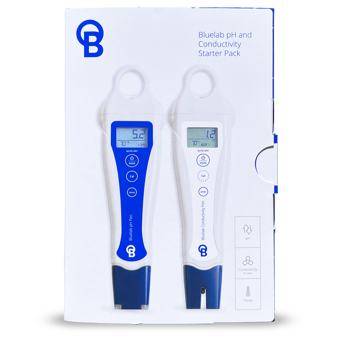 Bluelab pH & Conductivity Starter Pack | pH Pen + EC/CF/PPM Pen + Probe Care Kit