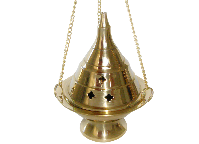 Brass Charcoal Holder - Hanging Censer