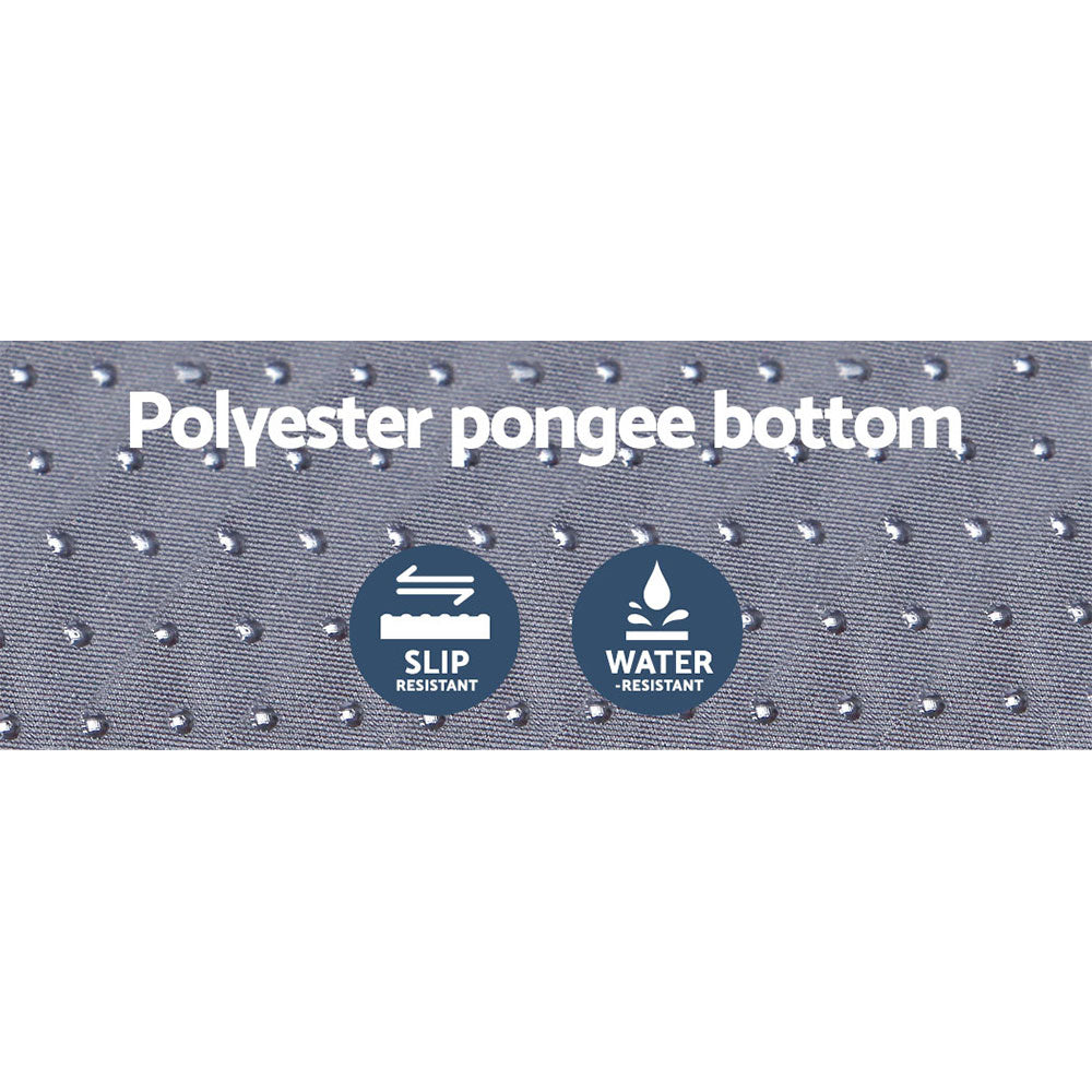 Self-Inflating Mattress | Camping Sleeping Mat Air Bed Pad | Single | Grey