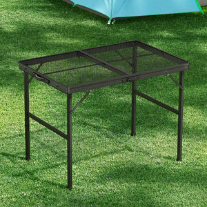Weisshorn Folding Camping Table | 90CM | Portable | Outdoor Picnic | BBQ | Aluminium Desk