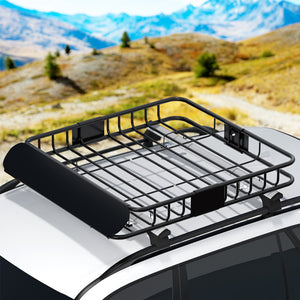 Universal Car Roof Rack Basket | Luggage Carrier | Steel | 111cm