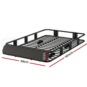 Universal Car Roof Rack Basket | Luggage Vehicle Cargo Carrier | 160cm | Black