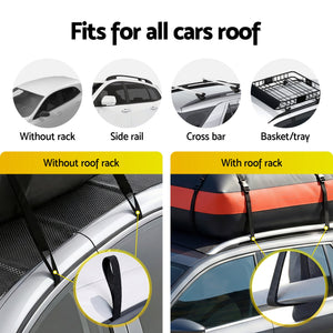 Roof Top Cargo Bag 15 Cubic Ft | Waterproof Car Luggage Carrier