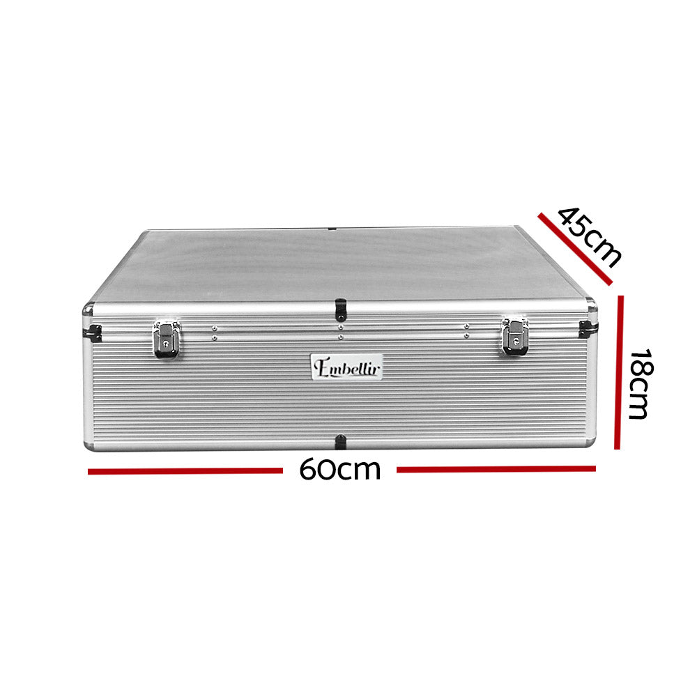 CD Case DVD Cases | Storage Box | 1000 Discs | Aluminium Case | DVD Folders