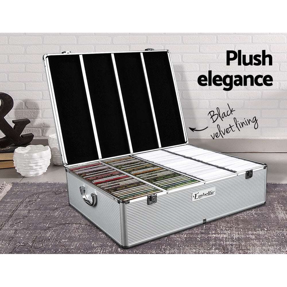 CD Case DVD Cases | Storage Box | 1000 Discs | Aluminium Case | DVD Folders