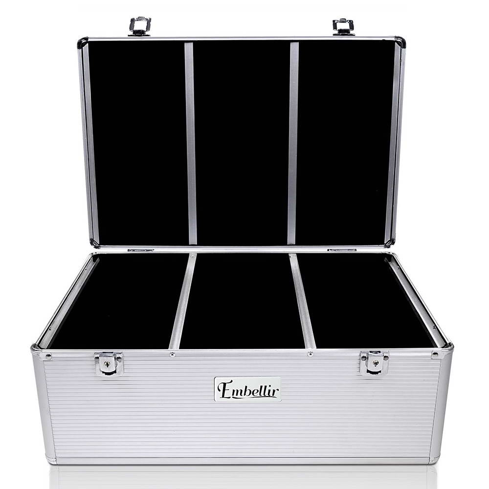CD Case DVD Cases | Storage Box | 500 Discs | Aluminium Case | DVD Folders