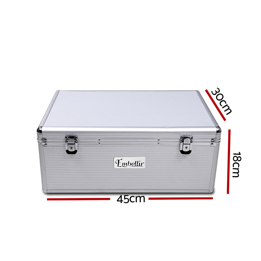CD Case DVD Cases | Storage Box | 500 Discs | Aluminium Case | DVD Folders