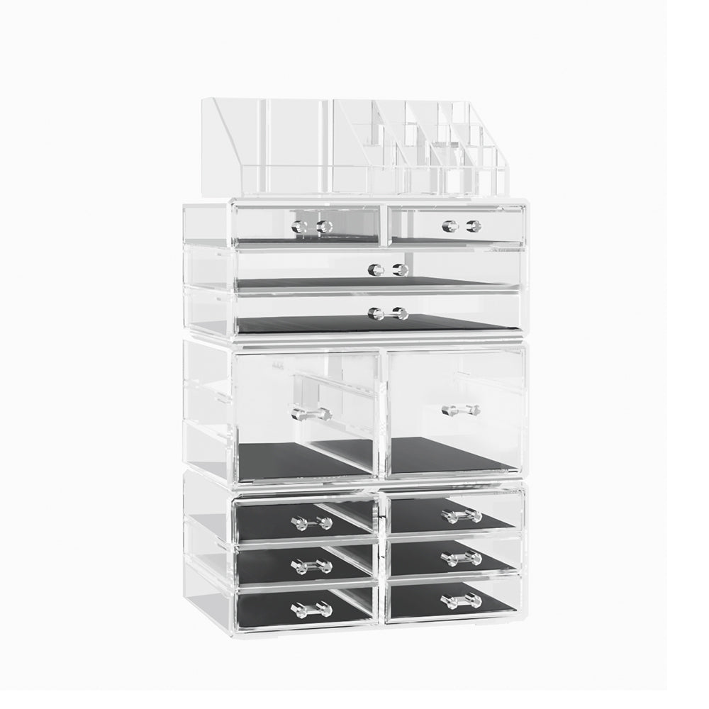Makeup Case | Acrylic Cosmetic Organizer | Storage Box | Jewellery Holder