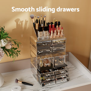 Makeup Case | Acrylic Cosmetic Organizer | Storage Box | Jewellery Holder