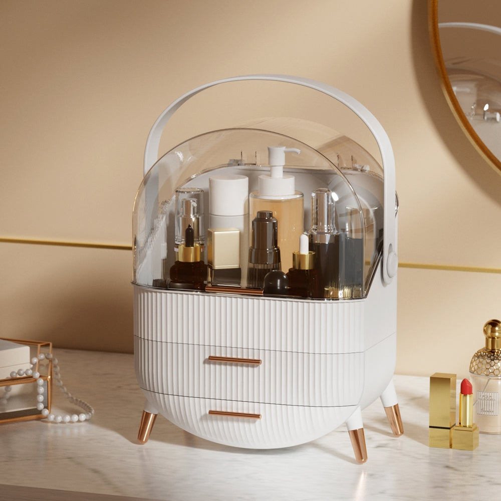 Makeup Case | Portable Cosmetic Organizer | Storage Box | Jewellery Holder