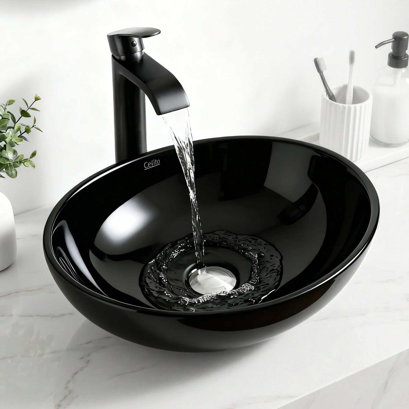 Bathroom Basin | Ceramic Vanity Sink | 41 x 34cm
