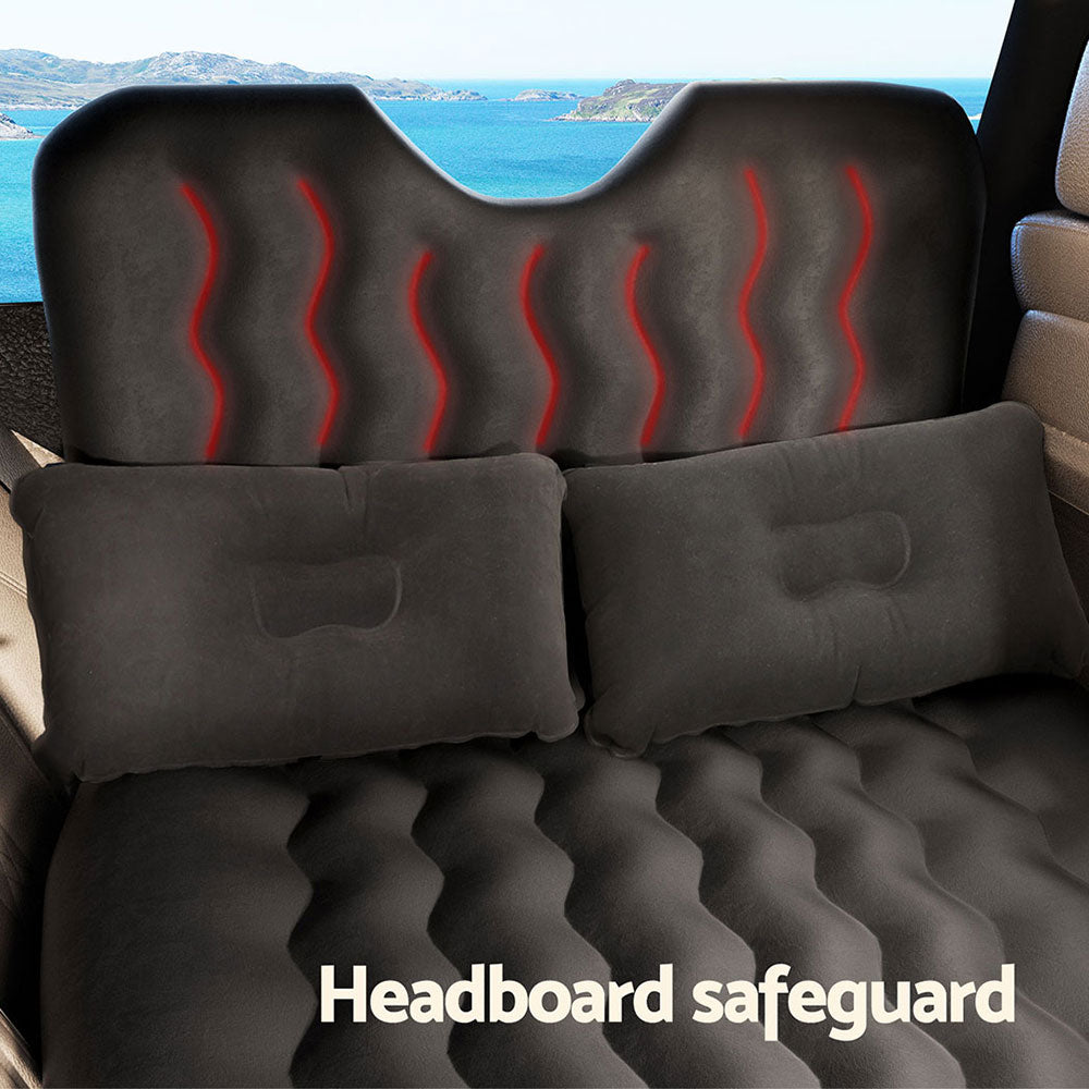 Car Mattress | 176x80cm Inflatable SUV Back Seat Camping Bed | Charcoal