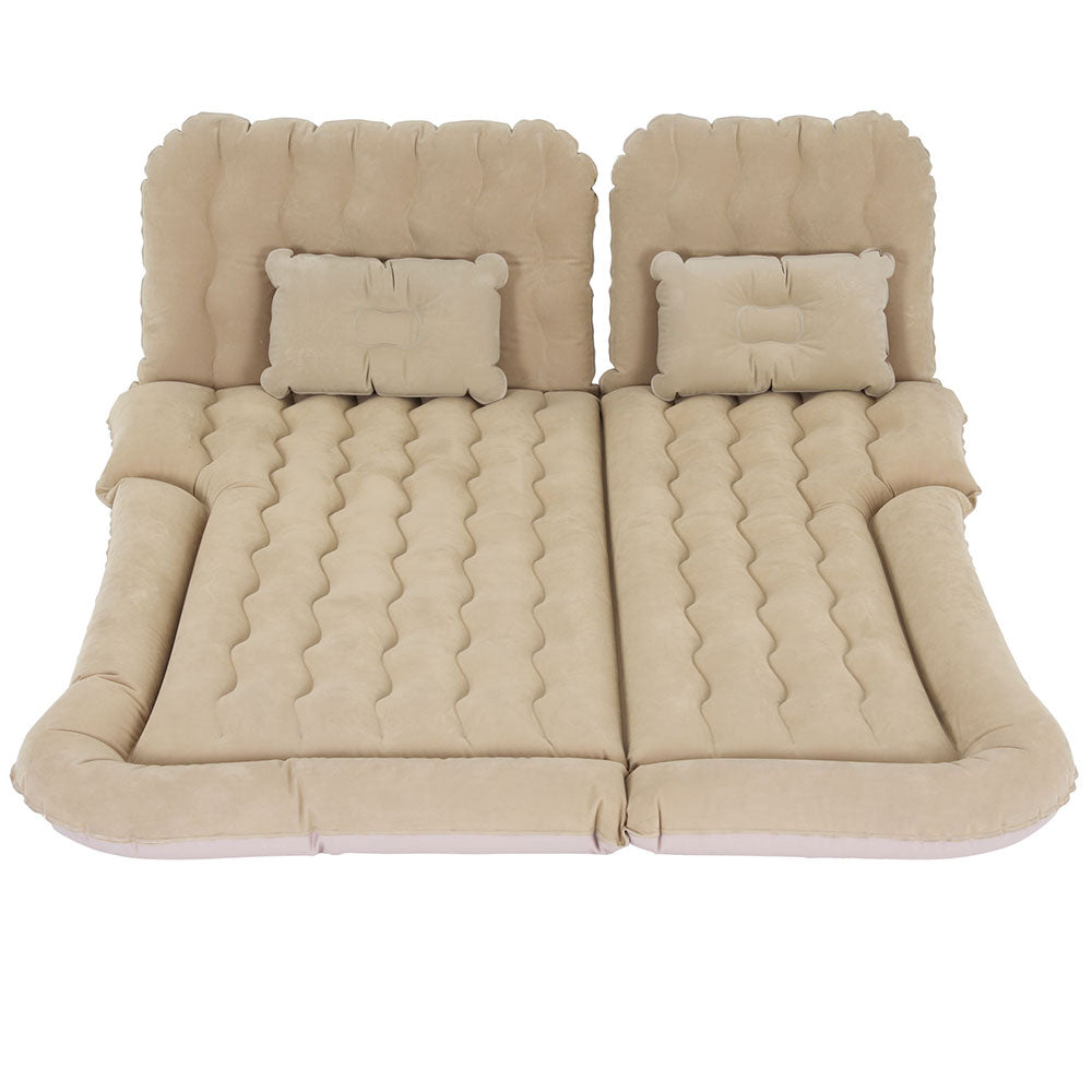 Car Mattress | 175x130cm Inflatable SUV Back Seat Camping Bed | Beige