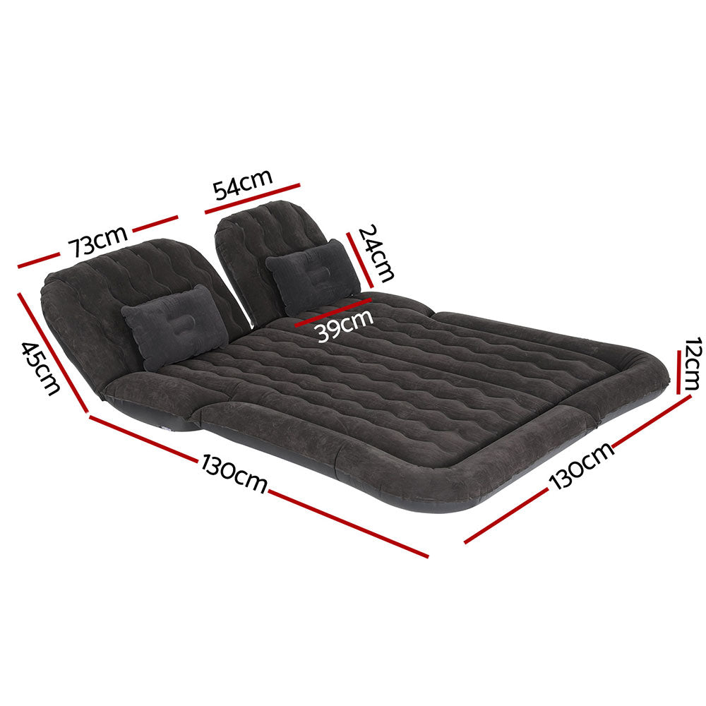 Car Mattress | 175x130cm Inflatable SUV Back Seat Camping Bed | Black