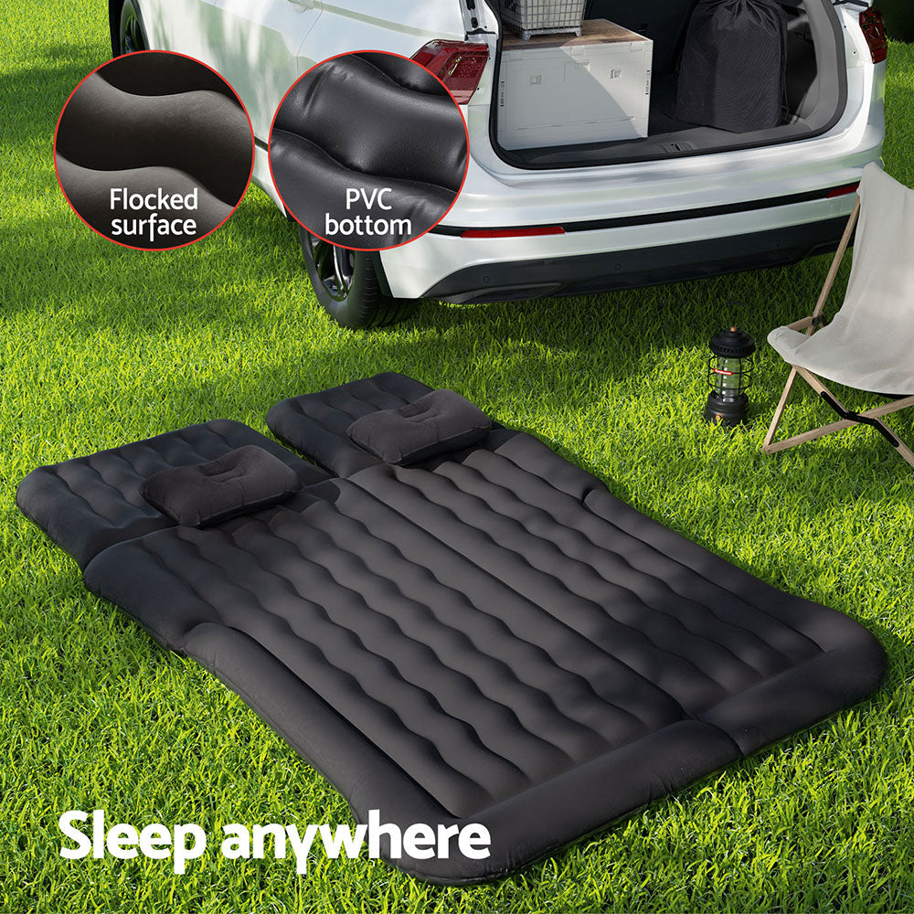 Car Mattress | 175x130cm Inflatable SUV Back Seat Camping Bed | Black